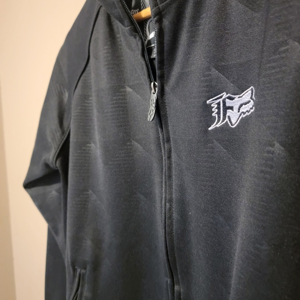 Fox Factory Medium Black Lined Softshell Jacket F… - image 3